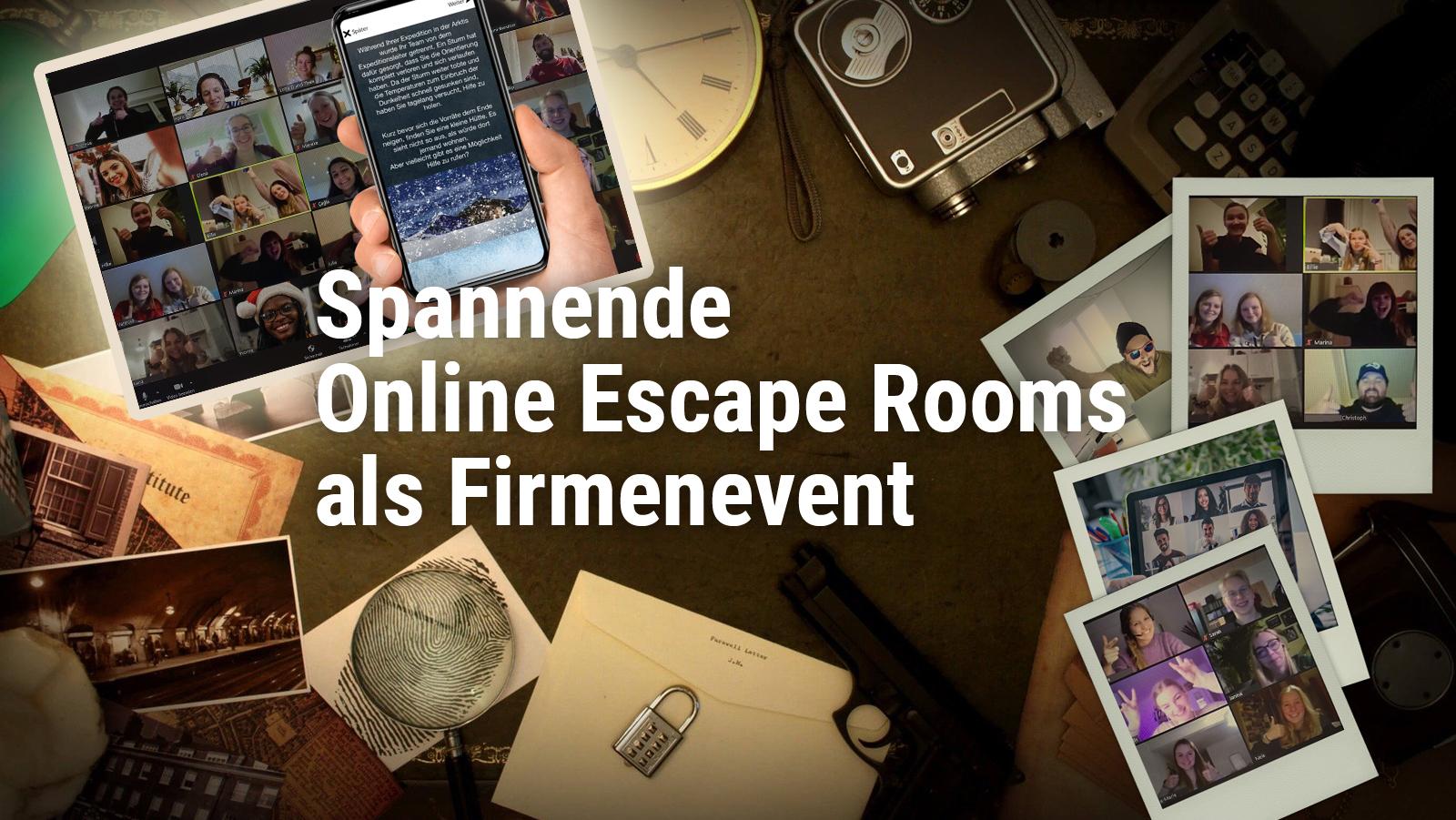 Online Escape Room als Firmenevent